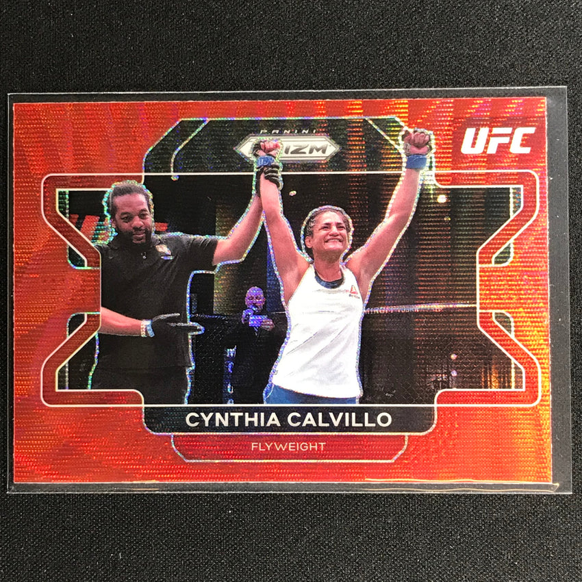 2022 Prizm CYNTHIA CALVILLO Horizontal Ruby Wave #59