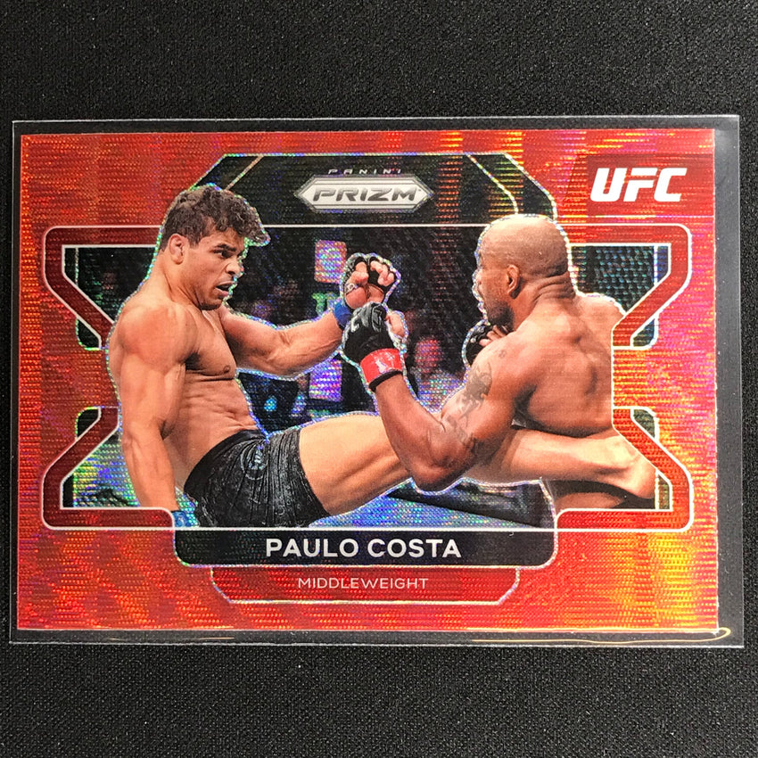 2022 Prizm PAULO COSTA Horizontal Ruby Wave #68