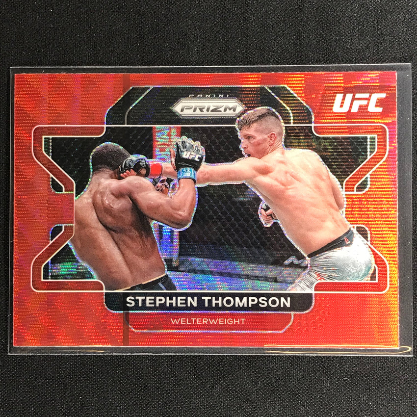 2022 Prizm STEPHEN THOMPSON Horizontal Ruby Wave #90