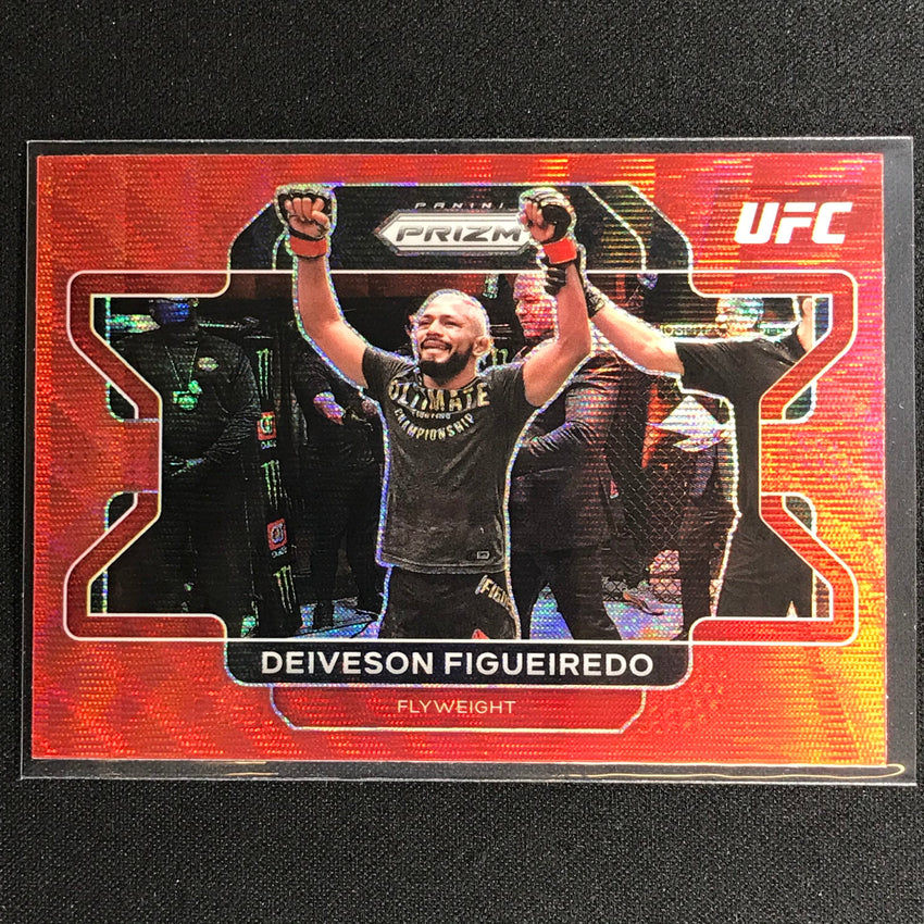 2022 Prizm DEIVESON FIGUEIREDO Horizontal Ruby Wave #99