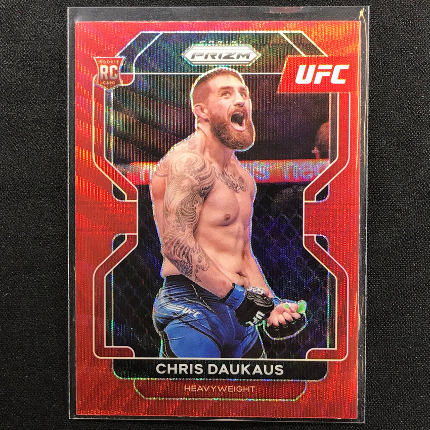 2022 Prizm CHRIS DAUKAUS Vertical Rookie Ruby Wave #199