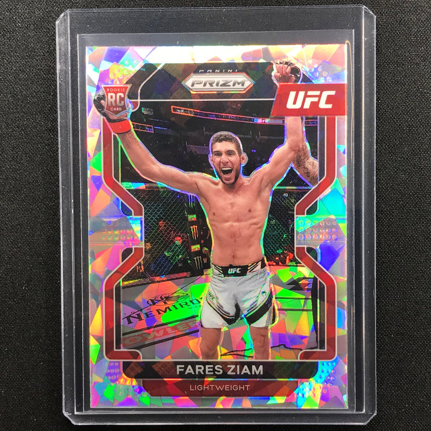 2022 Prizm FARES ZIAM Vertical Rookie Cracked Ice SP #143
