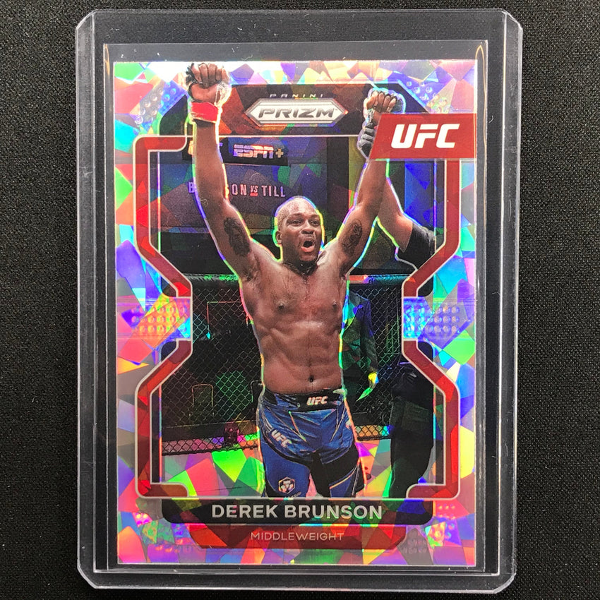 2022 Prizm DEREK BRUNSON Vertical Cracked Ice SP #191