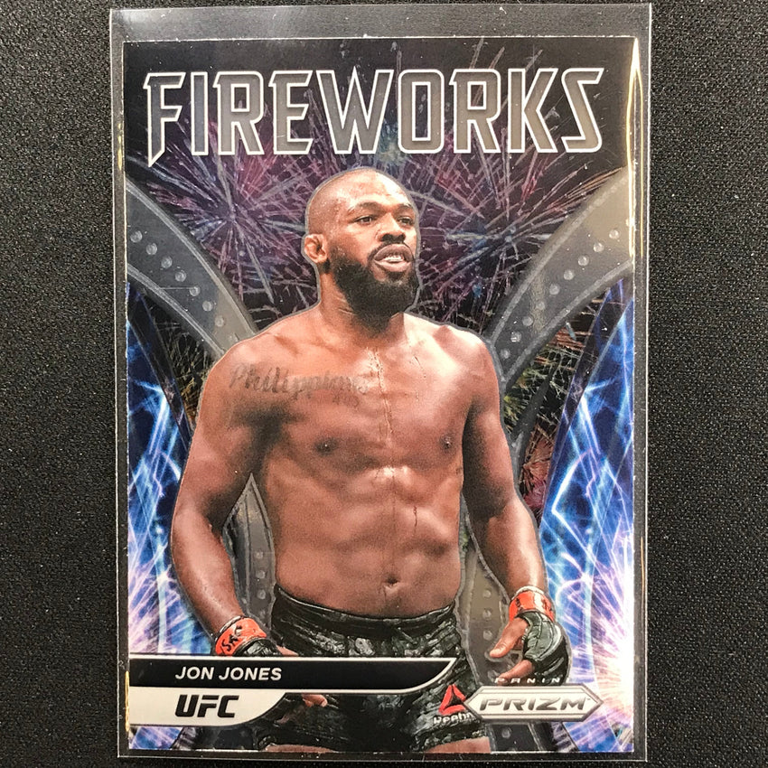 2022 Prizm JON JONES Fireworks Base #20