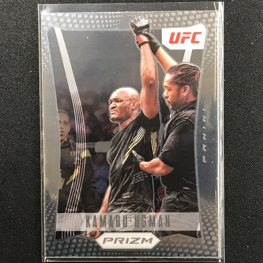 2022 Prizm KAMARU USMAN Prizm Flashback Base #25