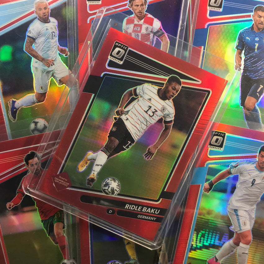 2021-22 Donruss Road to Qatar YERRY MINA Optic Red /149 #29