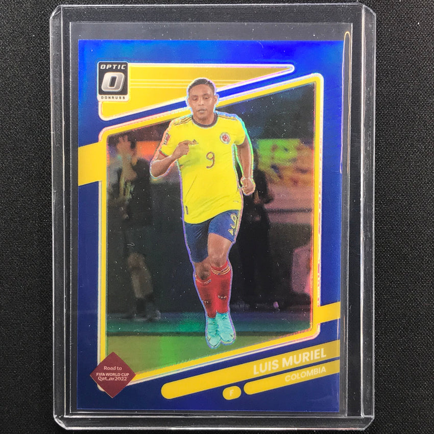 2021-22 Donruss Road To Qatar Luis Muriel Optic Blue 38/99