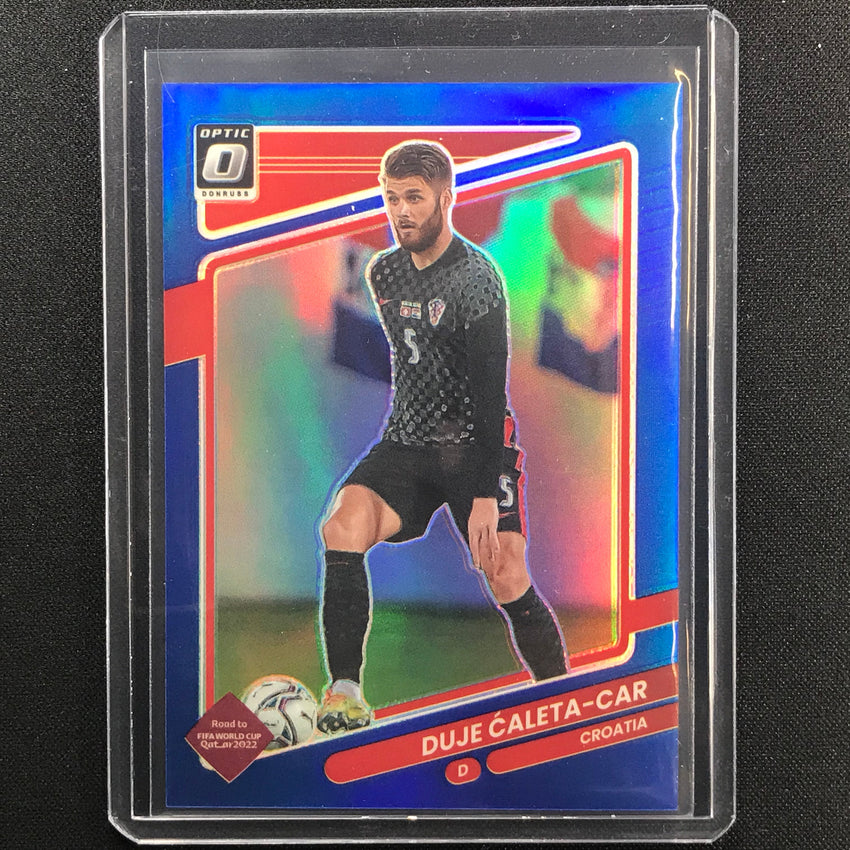 2021-22 Donruss Road To Qatar Duje Caleta-car Optic Blue 2/99