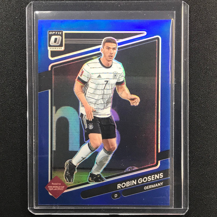 2021-22 Donruss Road To Qatar Robin Gosens Optic Blue 32/99