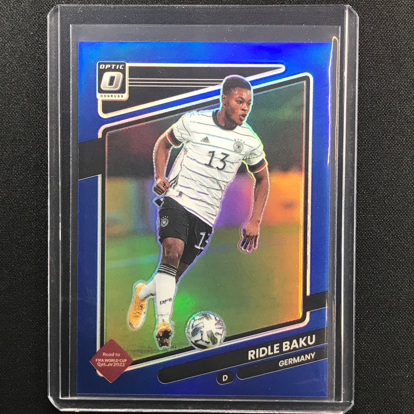 2021-22 Donruss Road To Qatar Ridle Baku Optic Blue 29/99
