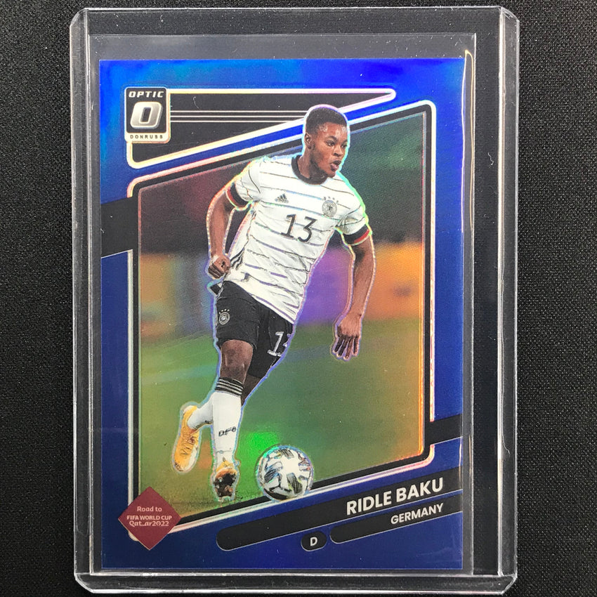 2021-22 Donruss Road To Qatar Ridle Baku Optic Blue 42/99