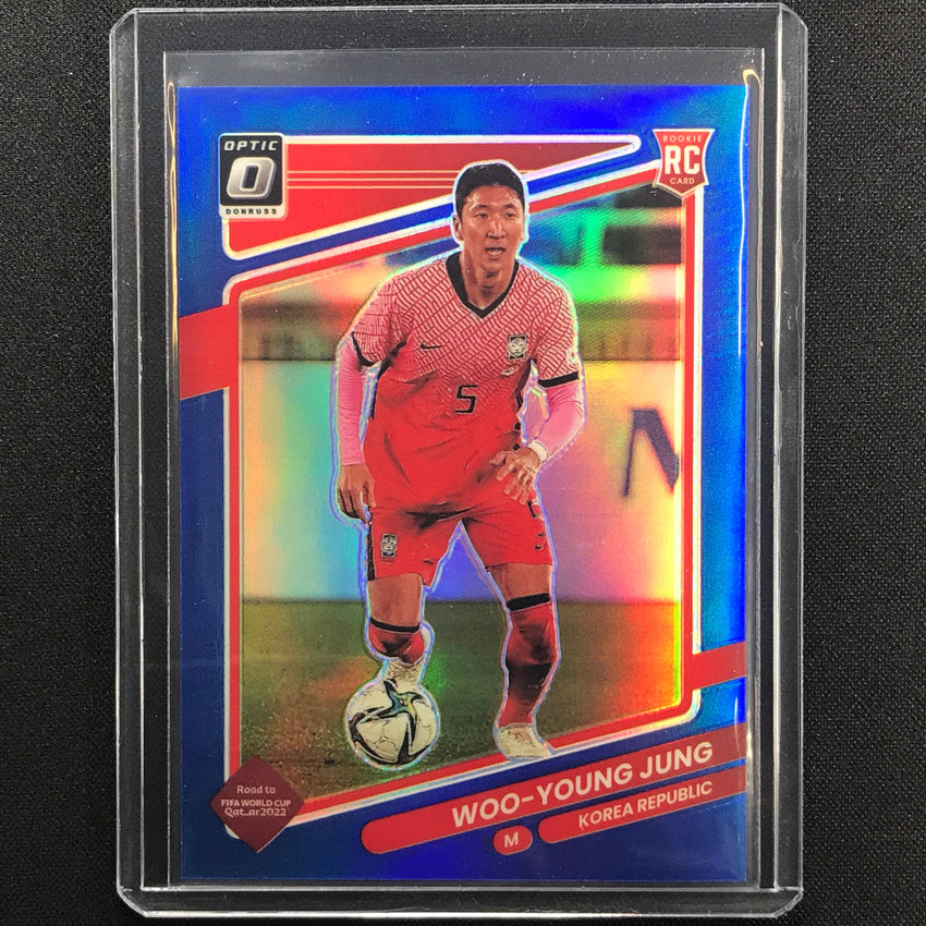 2021-22 Donruss Road To Qatar Woo-young Jung Rookie Optic Blue 73/99