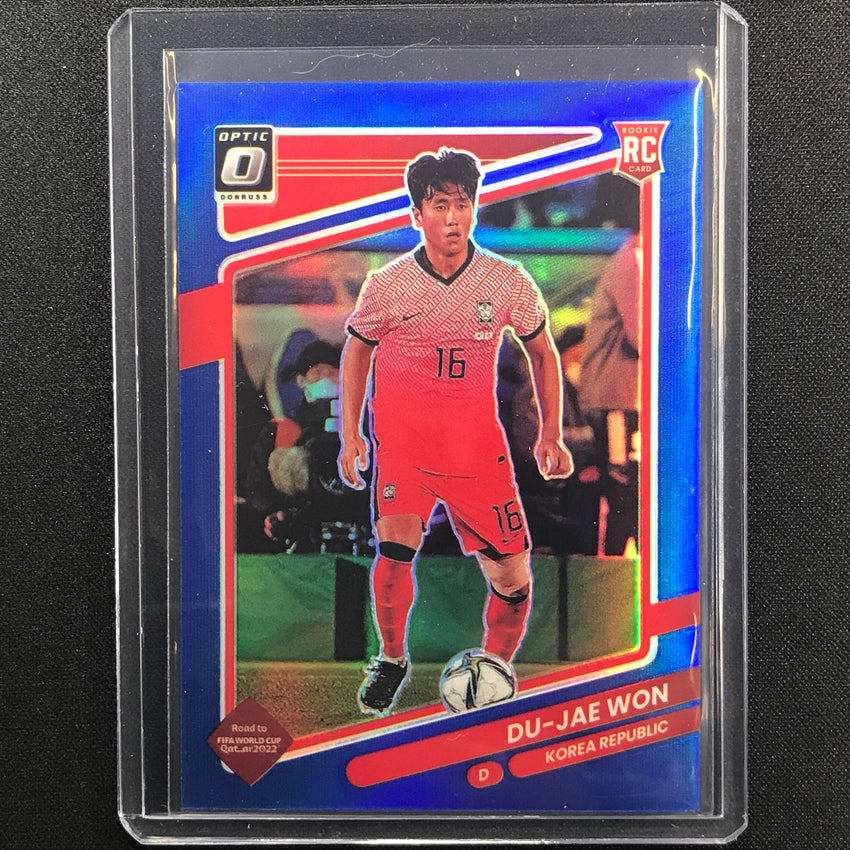 2021-22 Donruss Road To Qatar Da-jae Won Rookie Optic Blue 32/99