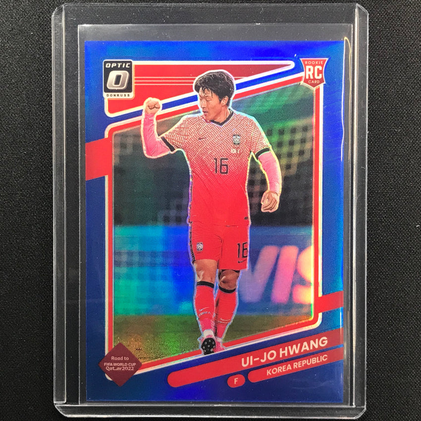2021-22 Donruss Road to Qatar UI-JO HWANG Rookie Optic Blue 82/99