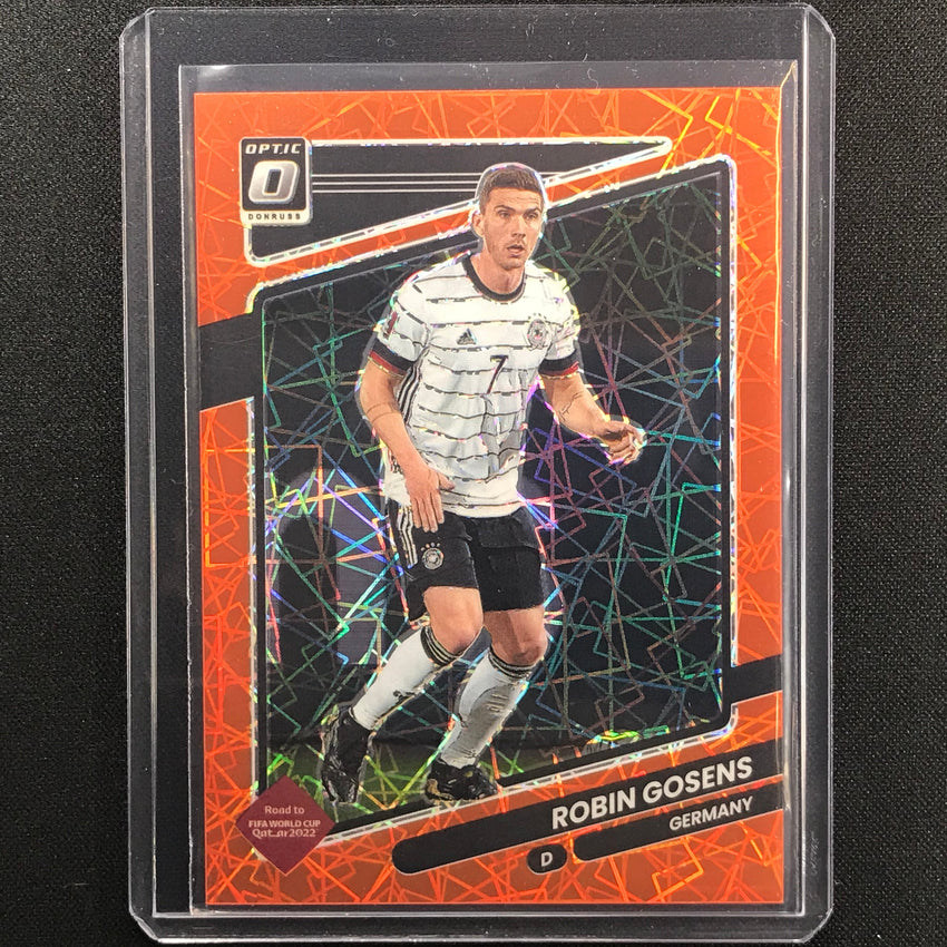 2021-22 Donruss Road To Qatar Robin Gosens Optic Orange Velocity 47/49