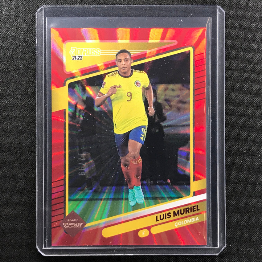 2021-22 Donruss Road To Qatar Luis Muriel Holo Red Laser 45/99