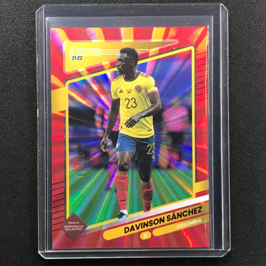 2021-22 Donruss Road To Qatar Davinson Sanchez Holo Red Laser 39/99