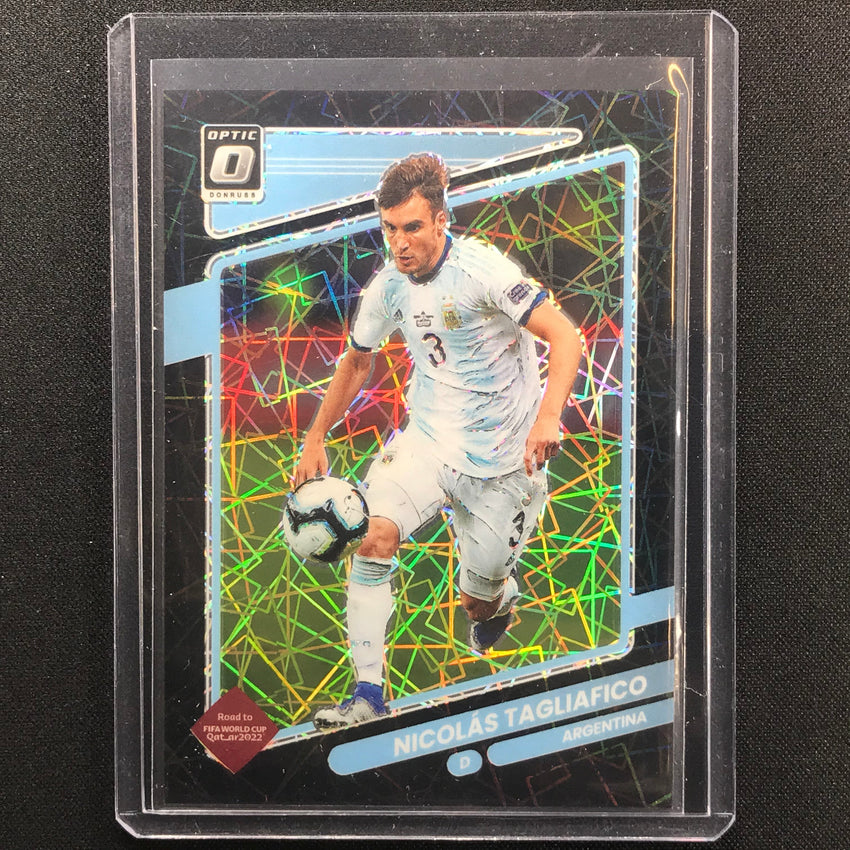 2021-22 Donruss Road To Qatar Nicolas Tagliafico Optic Black Velocity 22/25