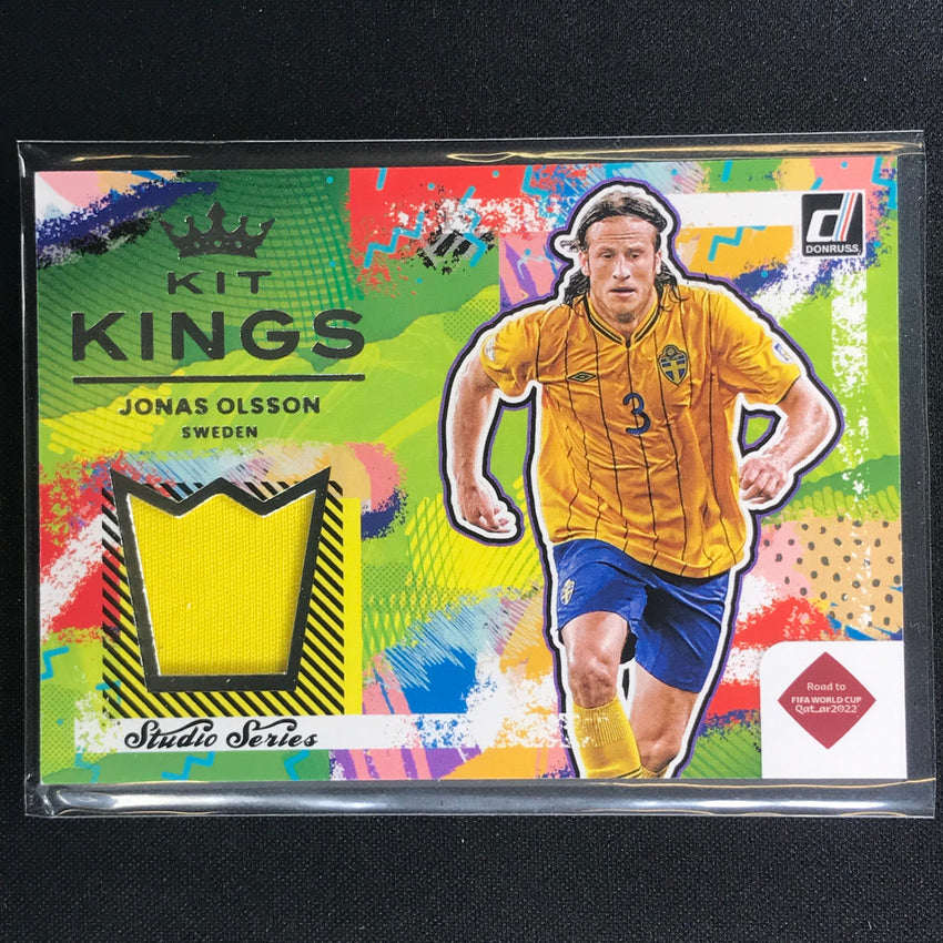 2021-22 Donruss Road To Qatar Jonas Olsson Kit Kings Jersey No Jol C
