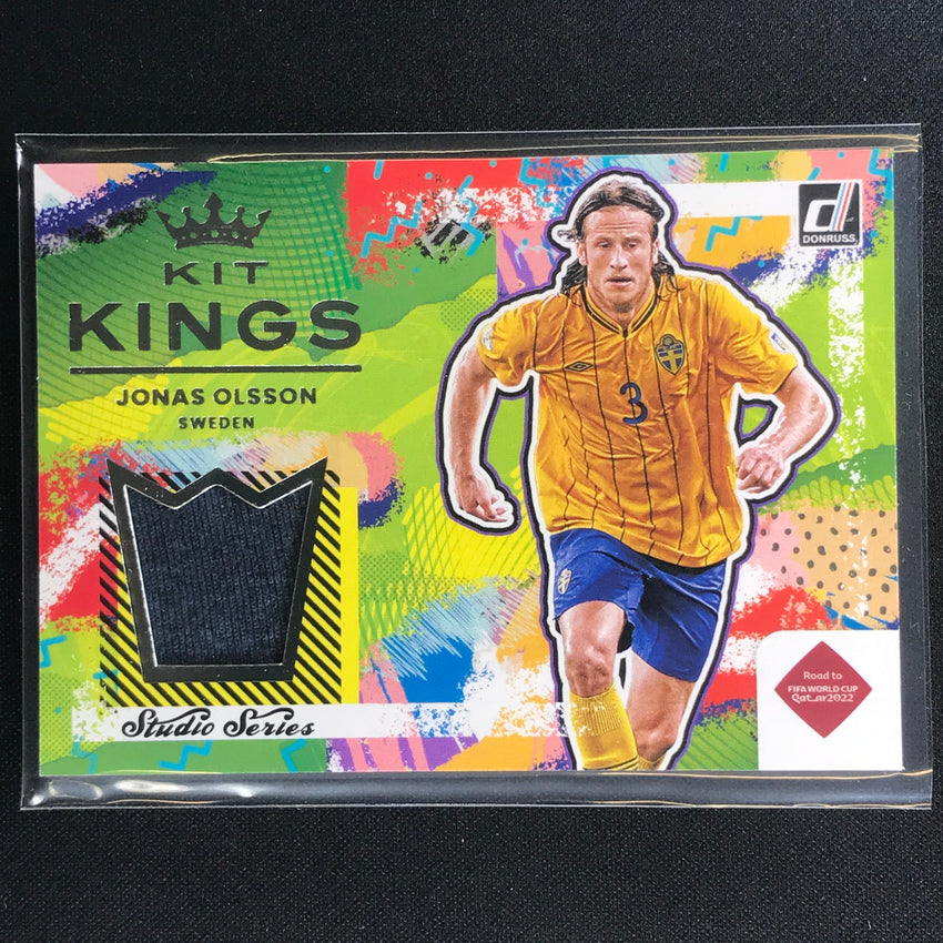 2021-22 Donruss Road To Qatar Jonas Olsson Kit Kings Jersey No Jol D