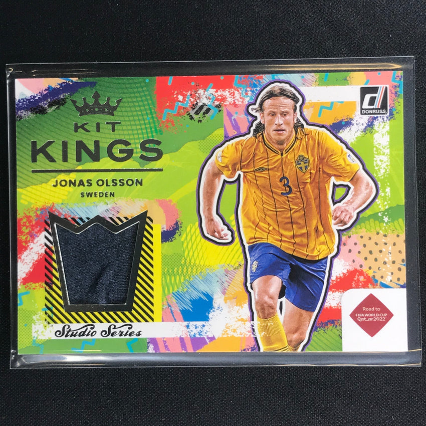 2021-22 Donruss Road To Qatar Jonas Olsson Kit Kings Jersey No Jol E