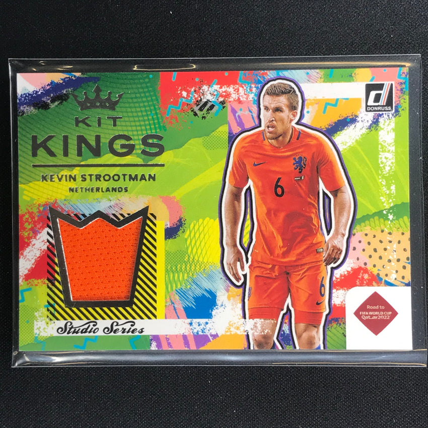 2021-22 Donruss Road To Qatar Kevin Strootman Kit Kings Jersey No Ks B