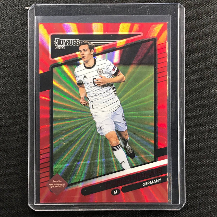 2021-22 Donruss Road To Qatar Florian Neuhaus Holo Red Laser 47/99