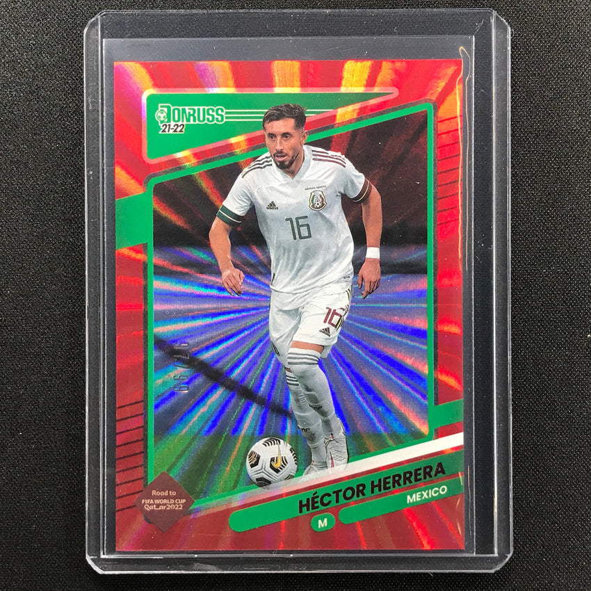 2021-22 Donruss Road To Qatar Hector Herrera Holo Red Laser 97/99