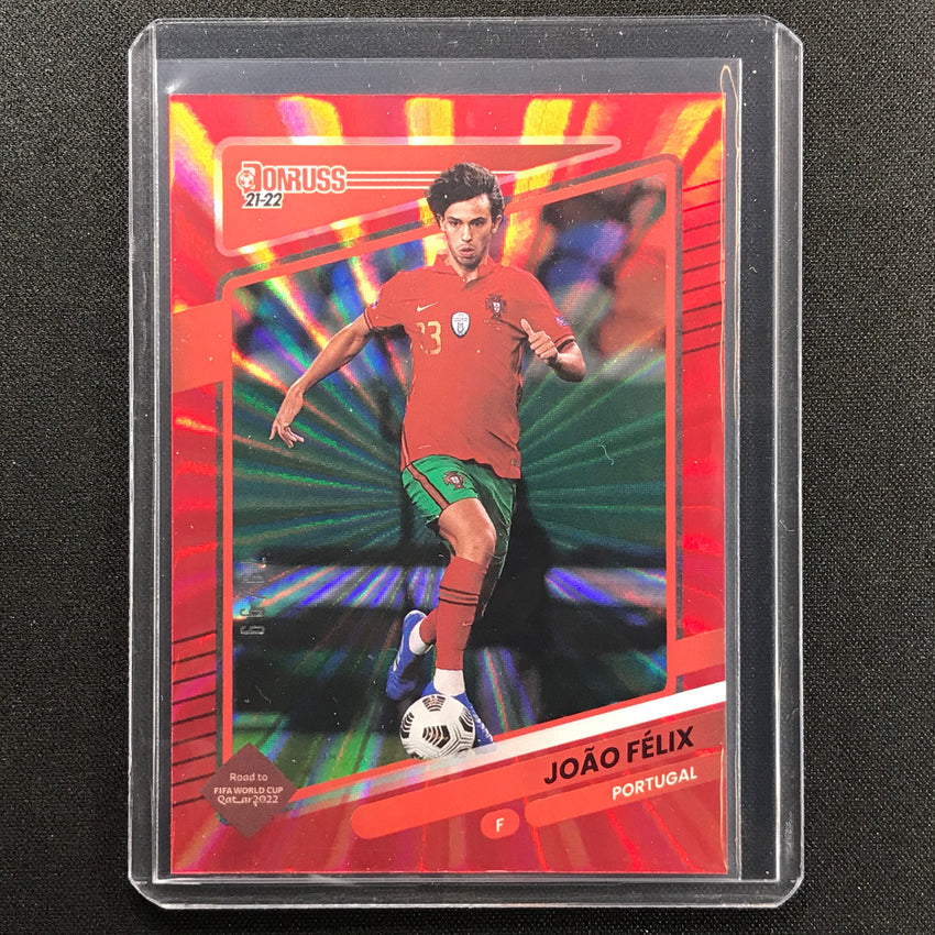 2021-22 Donruss Road To Qatar Joao Felix Holo Red Laser 79/99