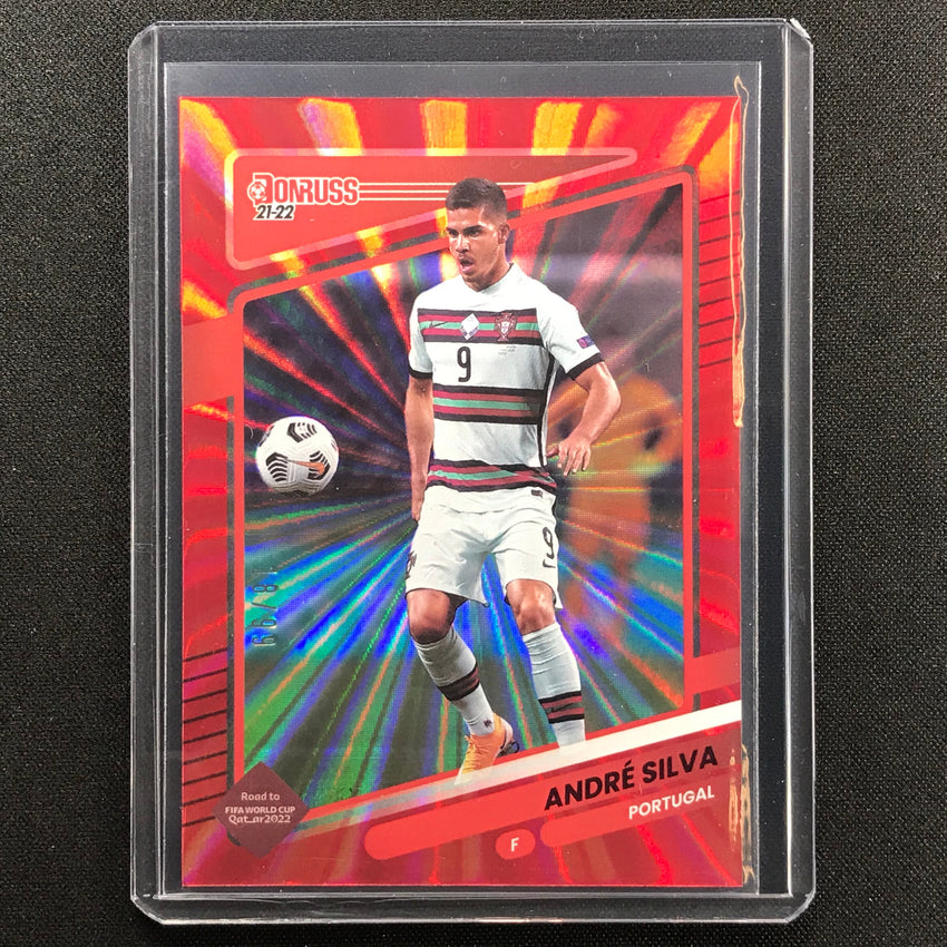 2021-22 Donruss Road To Qatar Andre Silva Holo Red Laser 18/99