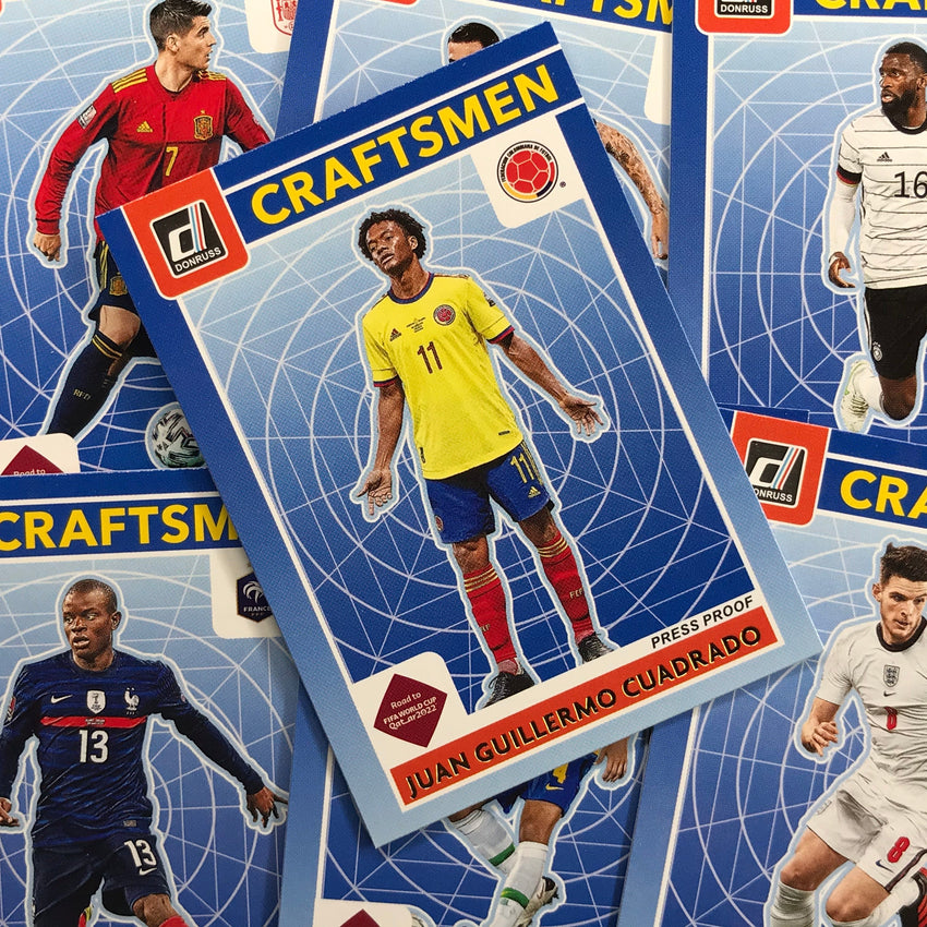 2021-22 Donruss Road to Qatar DANILO Craftsmen Press Proof Gold #1