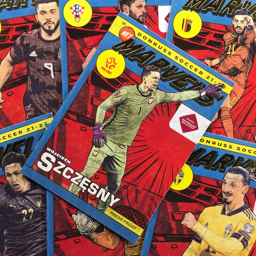 2021-22 Donruss Road to Qatar PEDRI Net Marvels Press Proof Gold #15