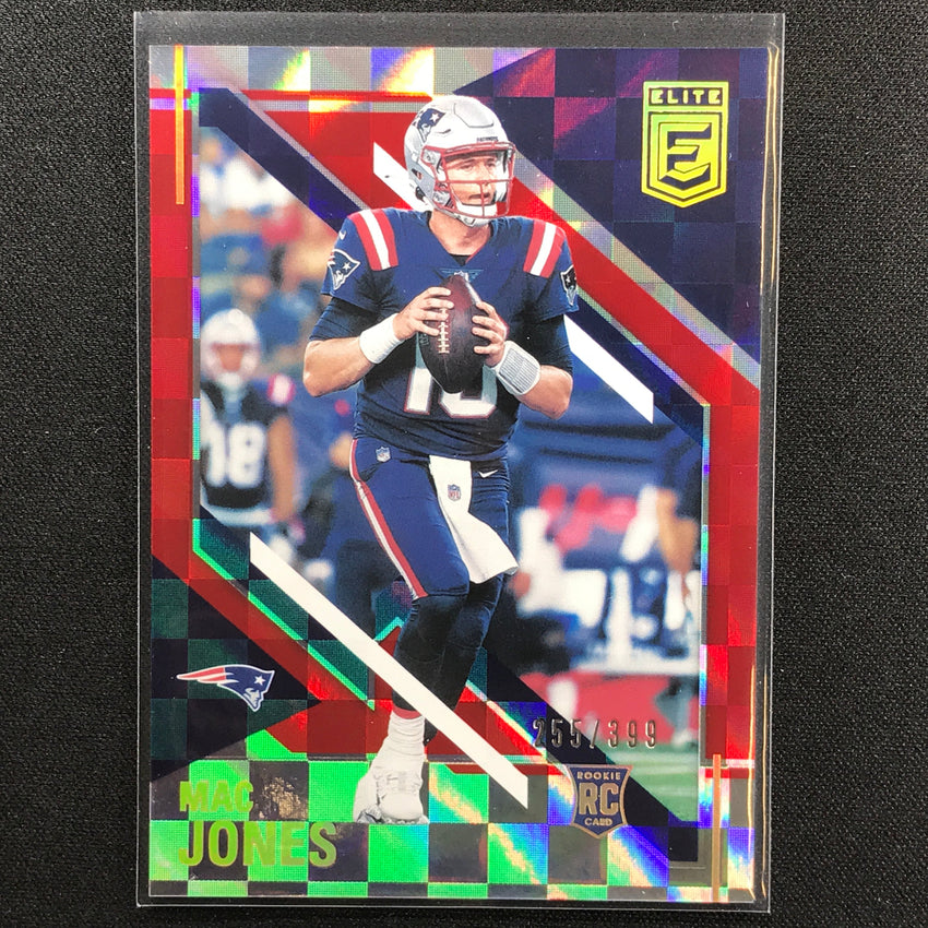 2021 Chronicles Mac Jones Donruss Elite Rookie Red 255/399