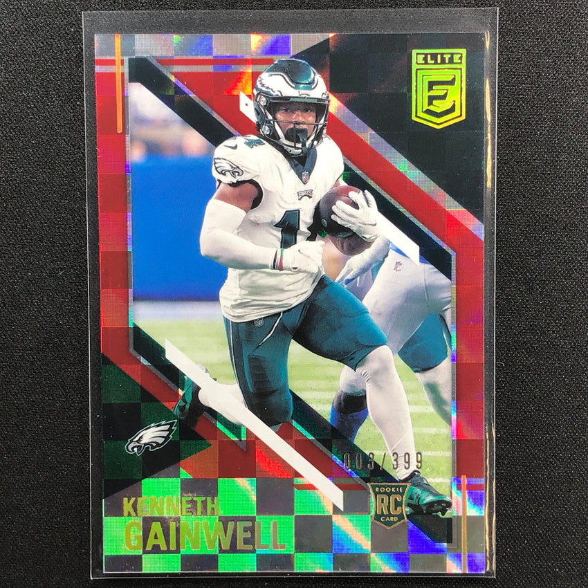 2021 Chronicles Kenneth Gainwell Donruss Elite Rookie Red 3/399