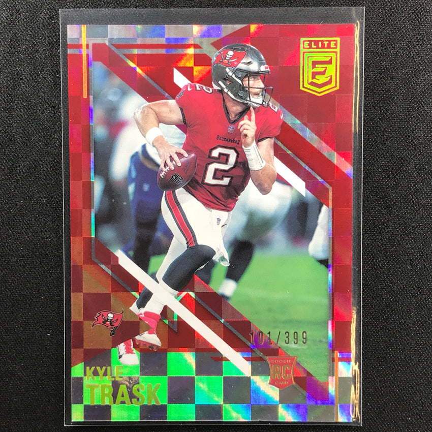 2021 Chronicles Kyle Trask Donruss Elite Rookie Red 101/399