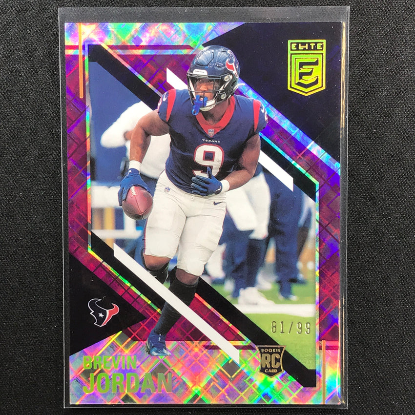 2021 Chronicles Brevin Jordan Donruss Elite Rookie Purple 81/99