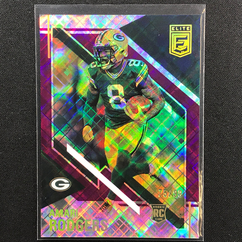 2021 Chronicles Amari Rodgers Donruss Elite Rookie Purple 75/99