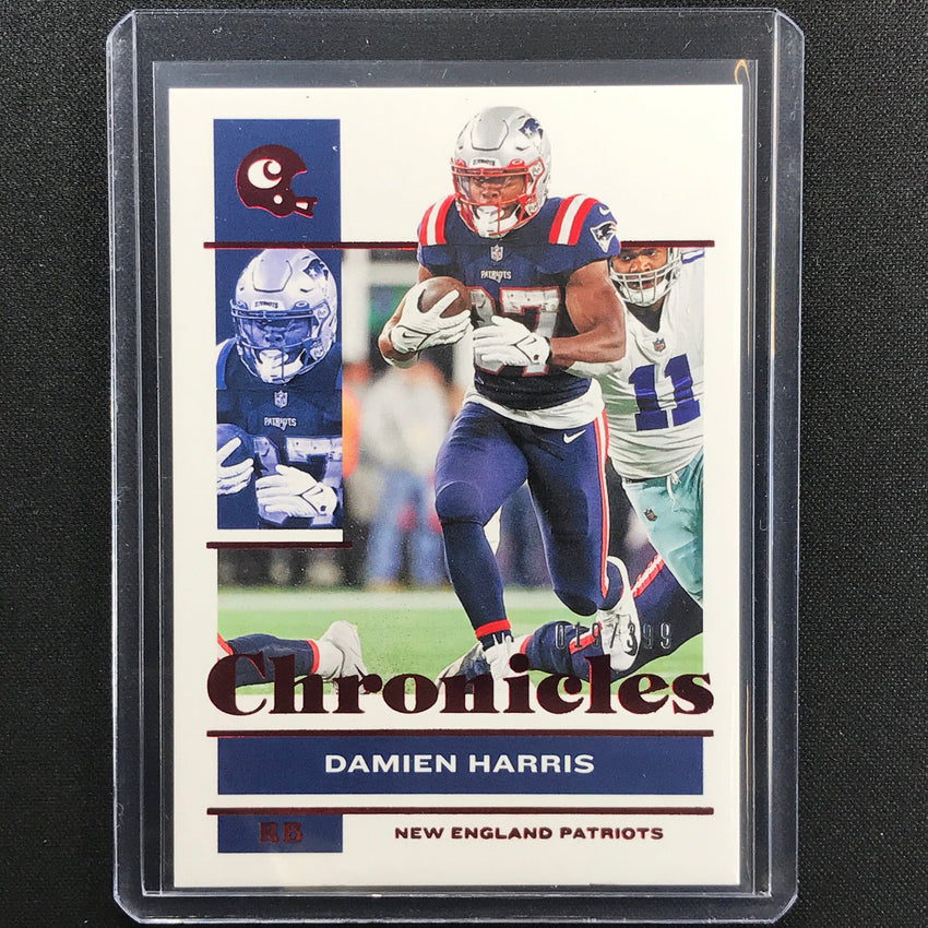 2021 Chronicles Damien Harris Chronicles Base Set Red 19/399