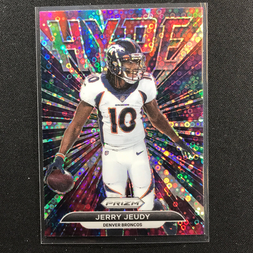 2021 Prizm Jerry Jeudy Hype No Huddle Silver Disco No 9