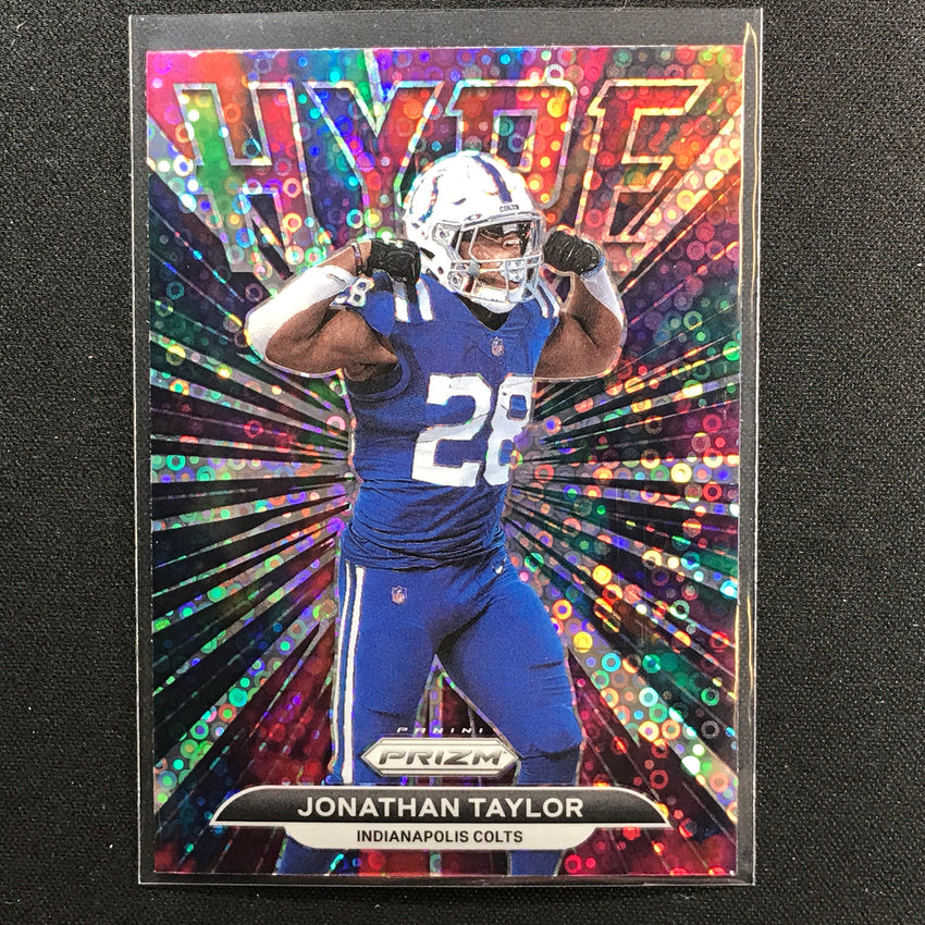 2021 Prizm Jonathan Taylor Hype No Huddle Silver Disco No 12
