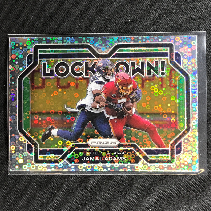 2021 Prizm Jamal Adams Lockdown No Huddle Silver Disco No 7