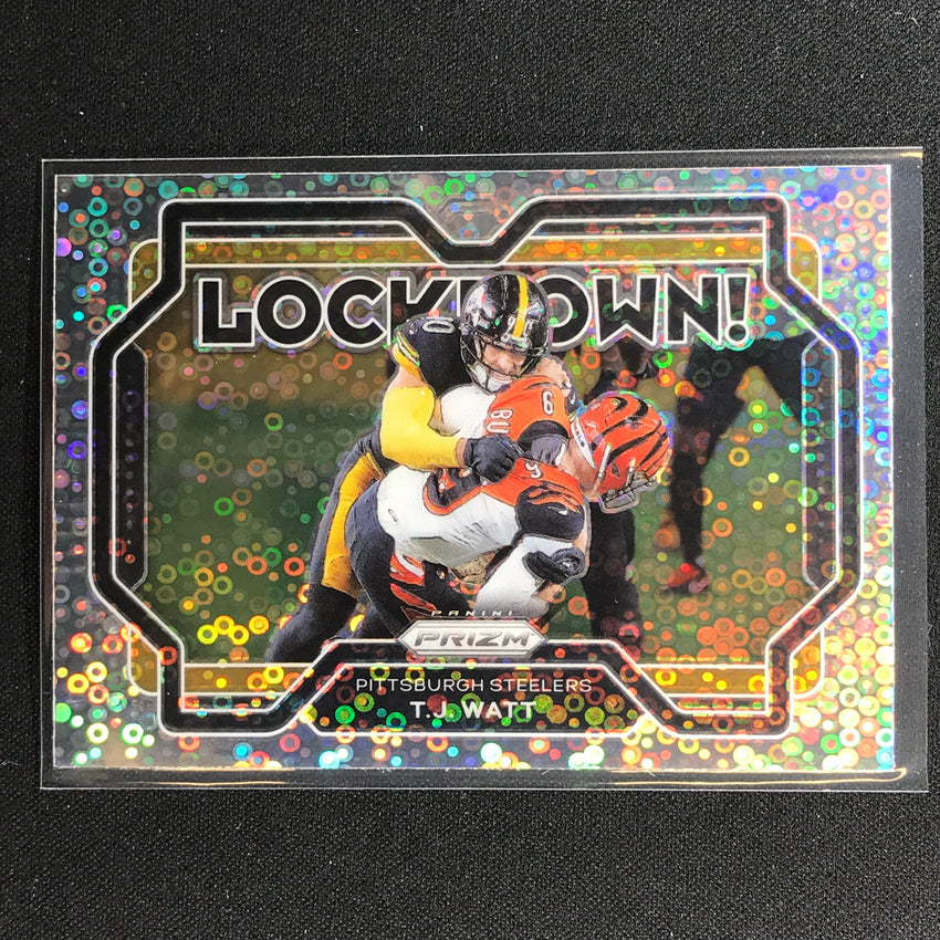 2021 Prizm T.j. Watt Lockdown No Huddle Silver Disco No 10