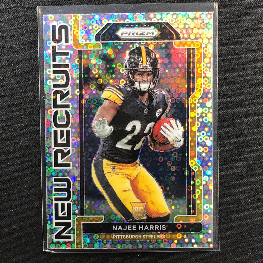 2021 Prizm Najee Harris New Recruits Rookie No Huddle Silver Disco No 8