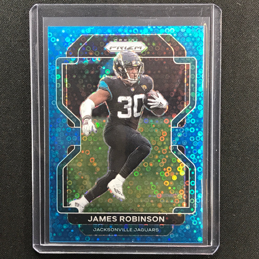 2021 Prizm James Robinson No Huddle Blue Disco 13/79