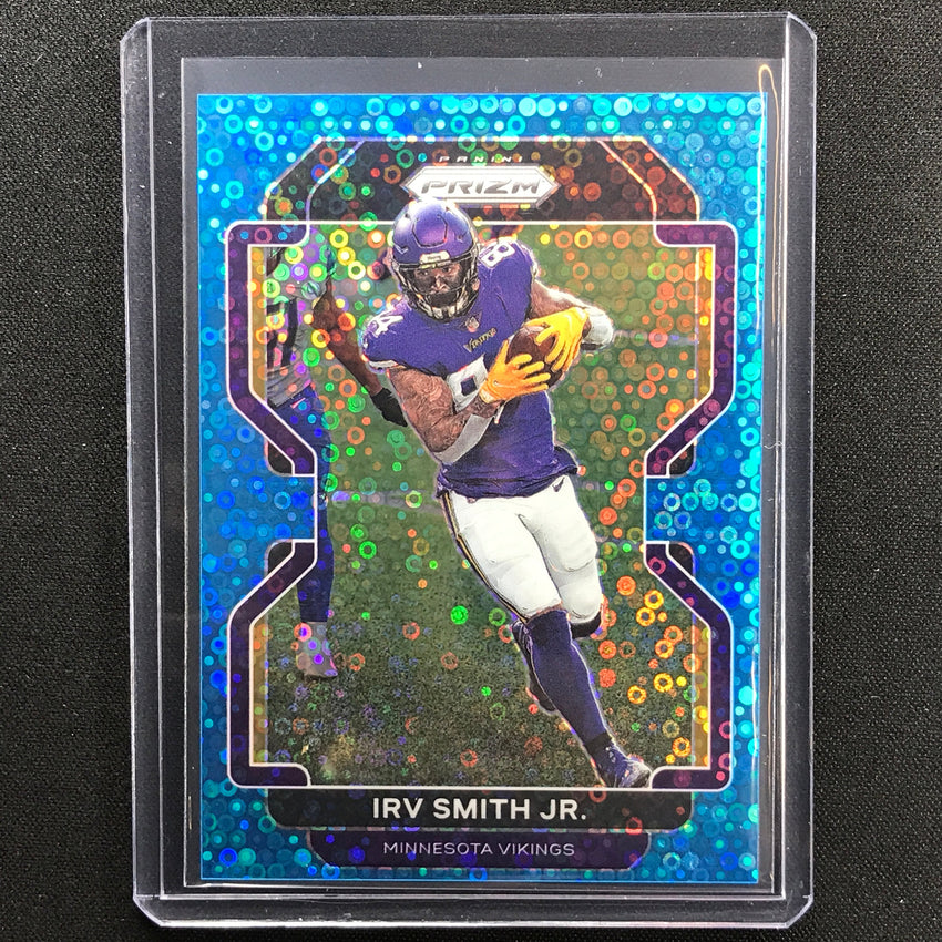 2021 Prizm Irv Smith Jr. No Huddle Blue Disco 71/79