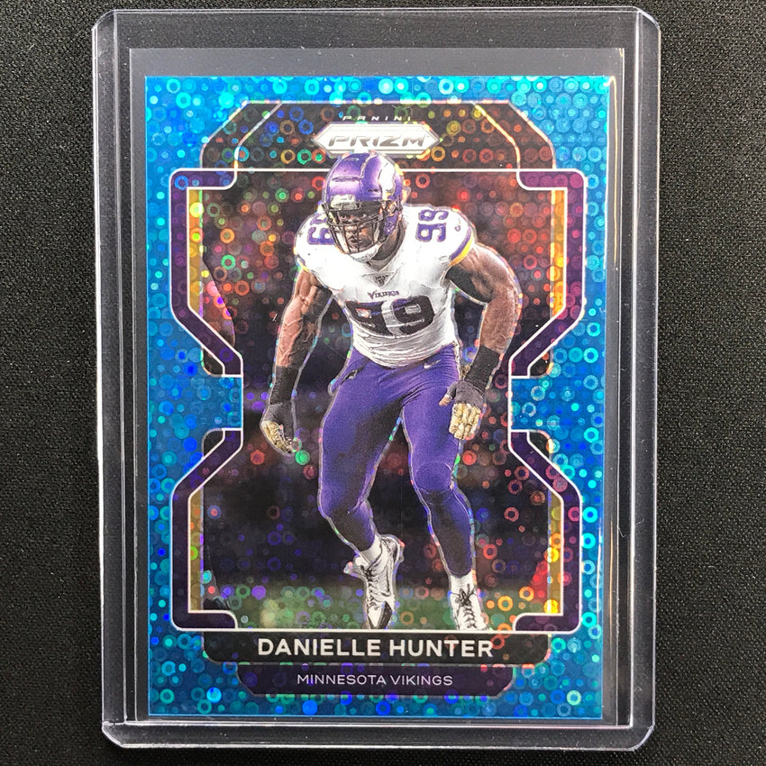 2021 Prizm Danielle Hunter No Huddle Blue Disco 72/79