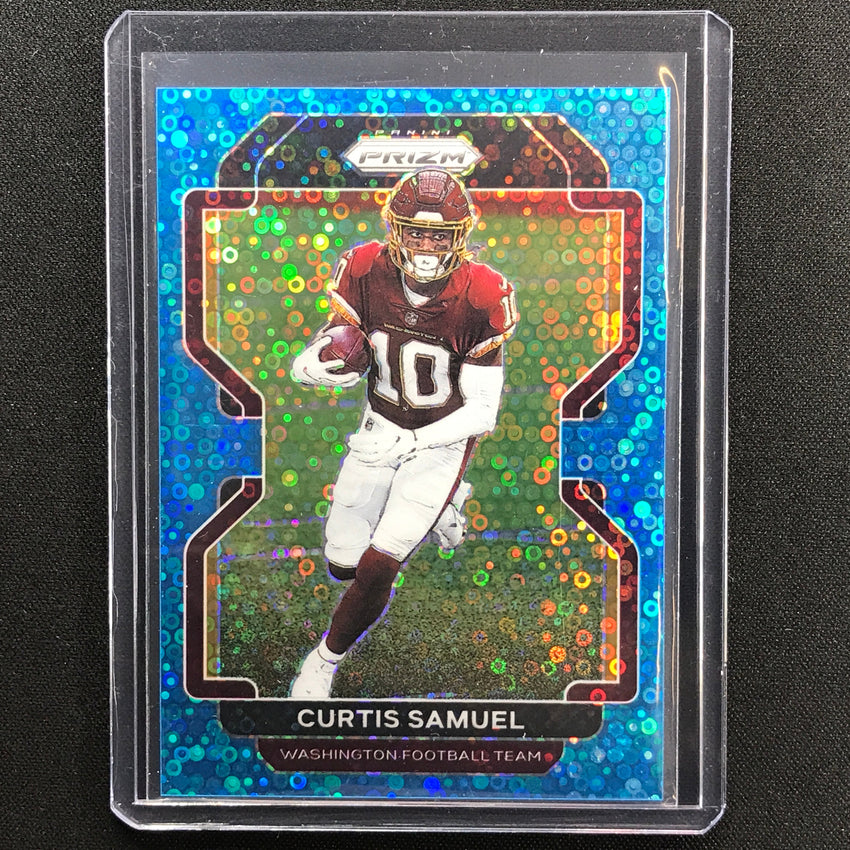 2021 Prizm Curtis Samuel No Huddle Blue Disco 30/79