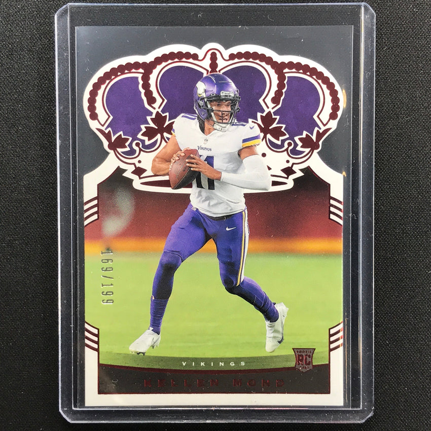 2021 Chronicles Kellen Mond Crown Royale Rookie Red 169/199