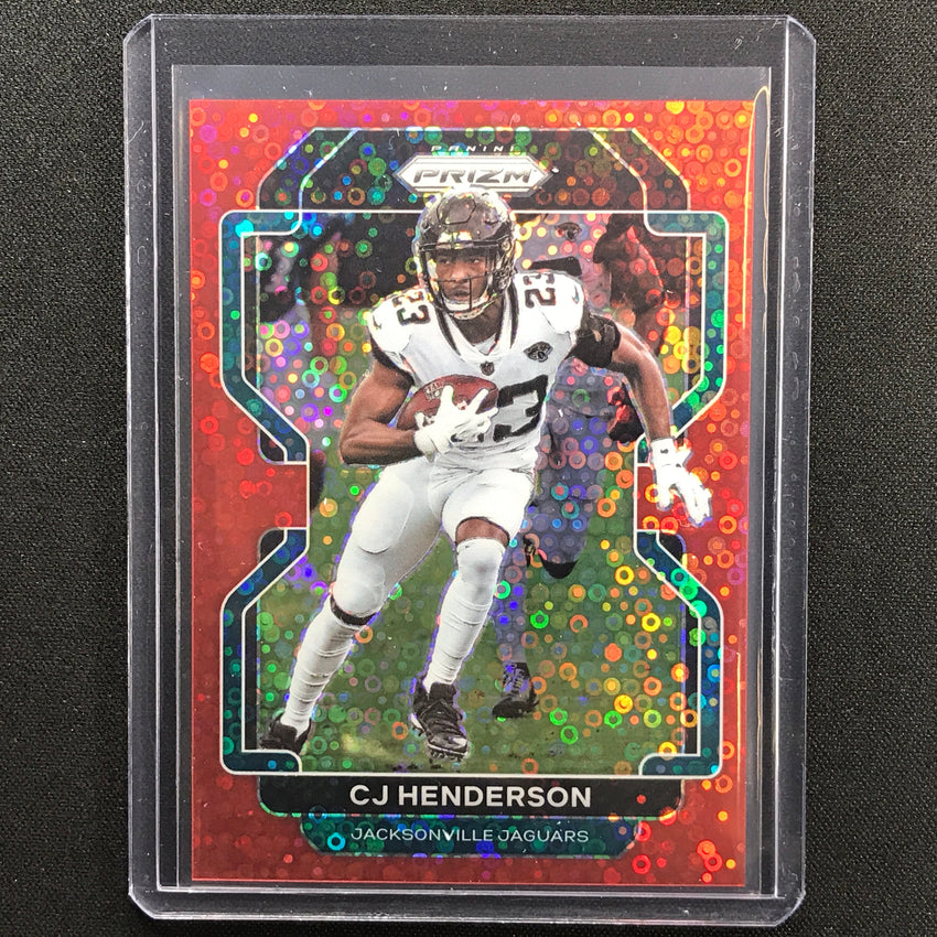 2021 Prizm Cj Henderson No Huddle Red Disco 18/50