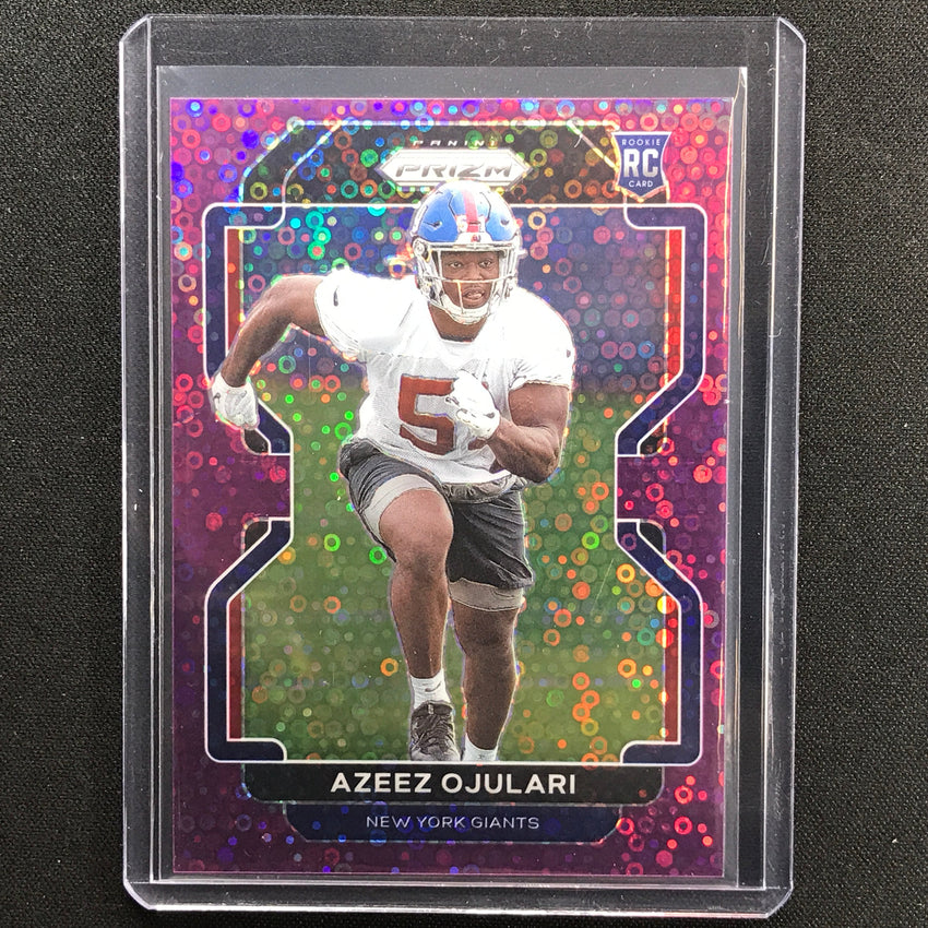 2021 Prizm Azeez Ojulari Rookie No Huddle Purple Disco 26/35